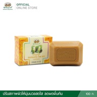 อภัยภูเบศร เทอร์เมอร์ริก โซพ บาร์ (สบู่ขมิ้นชัน) ขนาด 100 กรัม