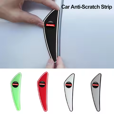 4Pcs Car Door Bumper Strips Stickers Anti-Collision Sticker For Great Wall Haval F7 H6 H2 H3 H5 H7 H