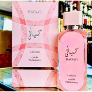 Hayaati Florence  EDP - 100MI Original 100% By Rose Lattafa Hayaati Pink Woman