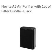 Novita A5 Air Purifier with 1pc of Filter Bundle - Black