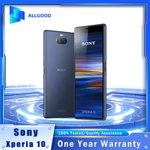 Original Sony Xperia 10 I3113 I4113 6.0" 21:9 CinemaWide Display 3GB RAM 64GB ROM 13MP Dual Camera 4