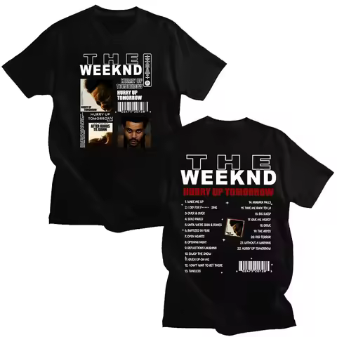 TheWeeknd Album Hurry Up Tomorrow T-shirts Vintage HURRY UP TOMORROW Women/Men Funko Pop Clothing Co