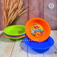 KH Delia 9 inch Plastic Round Plate Plastic Plate/ JJ.Houseware/