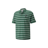 PUMA X AMIPARIS Puma X Ami Co Branded Series Polo Shirts Mens Verdant Green Polo Collar Moderate Str