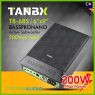 TANBX BASSPRONANO TB-68S 6”x9” Active Subwoofer 200Watt MAX TANBX Underseat woofer