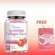 NATURE GLOW Glutathione Collagen Glow Gummies Whitening Gummies Anti-Aging Skin Glow Collagen Vitami