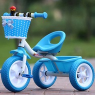 จักรยานสามล้อสำหรับเด็กอายุ1-6ขวบรถจักรยานรถเข็นเด็กทารกจักรยานแผ่นแปะรถเข็นสำหรับเด็กผู้หญิง