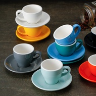 Espresso Cup Set Black Small Coffee Cup Red espresso espresso Yellow espresso Cup Saucer