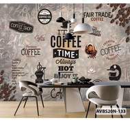 WALLPAPER MURAH CAFFE SHOP - WALLPAPER KEDAI KOPI - WALLPAPER CUSTOM CAFE 3D