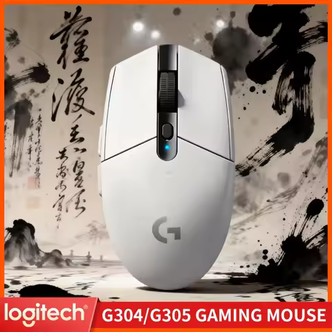 Logitech G304 Wireless Gaming Mouse 12000 DPI HERO Sensor LIGHTSPEED 1Ms 9-Month Battery Comfort Des