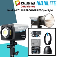 Nanlite FC120B FC-120 B Bi-Color LED Spotlight for Photography and Videography (100% Original Nanlit