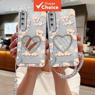 Cartoon Dog Phone Case+Lanyard+Stand) for Galaxy A30S/A20S/A21s/A23/A24/A32/A33/A35/A36 Comfortable 