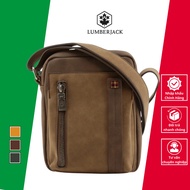 Yukon Brown Men's Crossbody Bag - Lumberjack - Genuine Imported in Italy_YUKON_LK1401