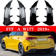 for mercedes A class W177rear spoiler Glossy Black ABS carbon fiber pattern painted sports w177 Spoi
