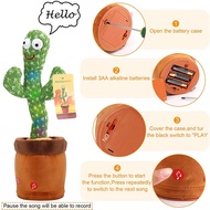 Talking Dancing Cactus Toy Imitates with Songs
