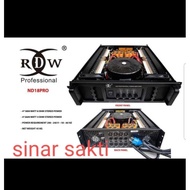 POWER AMPLIFIER RDW ND18PRO/ND18 PRO/ND 18PRO 4CH X 1800 WATT ORIGINAL