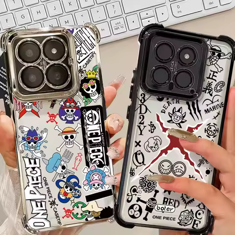 Cute O-ne P-ieceS For Xiaomi Redmi A5 A7 15C POCO F8 F7 X8 X7 M7 Note 15 14 Mi 15T Ultra Pro Max Sof