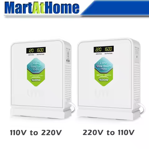 1600W Voltage Converter Household Travel Transformer 220V To 110V Step Down /110V To 220V Step Up