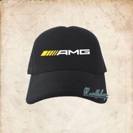 Trucker Hat Mesh Hat Cap Distro AMG MERCY MERCEDES BENZ Custom Indonesia men women