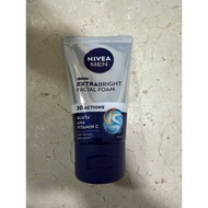 NIVEA MEN Nivea Men Extra Bright Facial Foam Minimizer Foam (100g)