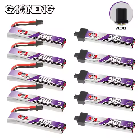 GAONENG GNB 3.8V 380mAh 60C/120C LiPo Battery BetaFPV Beta75X Happymodel Mobula6 Mobula7 Snapper Cab