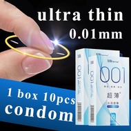 10pcs/box 0.01mm super thin trust durex ultra thin condom for men sex contraceptive pills with ring