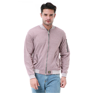 Hamlin Cyrano Outerwear Pria Jaket Bomber Pria Motif Polos Material Baby Tery ORIGINAL - Red