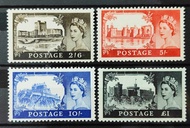 [STM 428] 1967 QEII Waterlow Wilding Castles -4v complete set- (MNH) stamp/setem