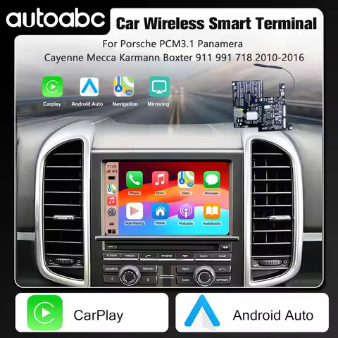 New Wireless Carplay Android Auto Module Adapter For PCM3.1 PCM 4.0 Porsche Panamera Cayenne Macan C
