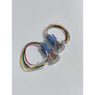 12V 16mm led switch button, waterproof adhesive push-release switch button