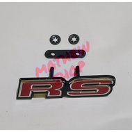 RS Emblem Logo for Honda Front Grill ORIGINAL Model / RS Emblem Front Grill Mobilio Brio Jazz / Hond