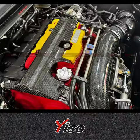 Suitable for FL5 TYPE SPOON dry carbon fiber spark plug cover engine guard Modified Aerodynamic kit