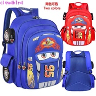 3D Car Backpack for Kids - Primary School Student Four-Wheel School Bag