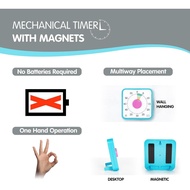 TWENTY5 SEVEN Countdown Timer 7.5 inch; 60 Minute 1 Hour Visual Timer – Classroom Teaching Tool Offi