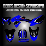 DECAL STICKER KLX BF SHARK DECAL DTRACKER KLX OLD KLX S DECAL KX CUSTOME DECAL KLX BF 15