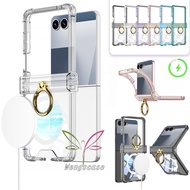 Magnetic Shockproof Ring Stand Phone Case for Samsung Galaxy Z Flip 7 Back Cover Flip7