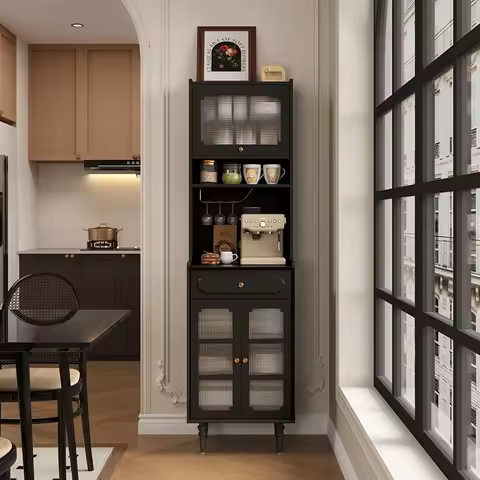 Wine Refrigerator Bar Cabinet Luxury Furniture Corner Rack Accessories Beer Coffee Mini Cellar Bottl