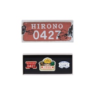 P POPMART Hirono Ono Hutong Badge Refrigerator Sticker Set Trendy Play Gift