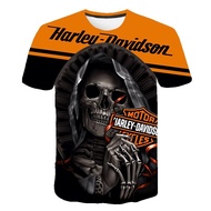 Fashion Style Men Skulls 3D Design Printed T-shirt Casual Harajuku Street Clothing Tops XXS- 6XL T-shirt