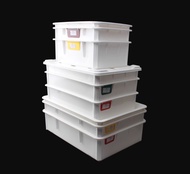 Khay nhựa cao cấp nhiều kích thước để ủ bột hộp ủ bột khay làm bánh mì pizza khay nhào bột hộp làm b