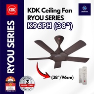 KDK RYOU SERIES 38INCH CEILING FAN K96PH - DC MOTOR/5 SPEEDS /ABS FIBRE/1 YEAR WARRANTY
