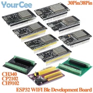 ESP32 CP2102 CH9102 CH340 Ble WiFi Wireless Expansion Development Board Module 38Pin 30Pin TYPE-C US