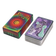 Trionfi Della Luna Tarot Cards for Mysterious 78 Cards Tarot Deck English Version Board Games Comics Oracle Table Divination attractive