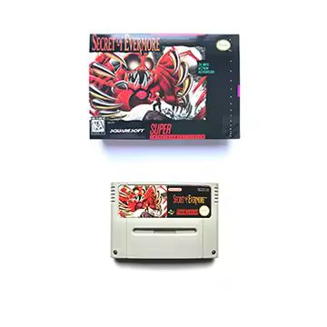 Secret of Evermore pal game cartridge For snes pal console video game