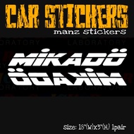 [24 HOURS SHIP] STIKER MIKADO THAILAND / STICKER MIKADO THAILAND
