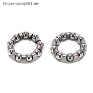 F1MY 2pcs bicycle rear wheel axle 1/4 inch x 9 ball bearing cages bike cycling shaft f1my