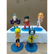 FIGURE SET ONEPIECE 5IN1 GOOD QUALITY K.O (8cm)