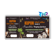 Cetak Kartu Kupon Pengambilan Daging Qurban HR Design custom