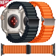 Nylon Strap Sport Solo Loop Bracelet for Apple Watch ultra2 IWatch series 9 8 7 6 SE 5 4 3 49mm/45/4