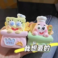 New Aromatherapy Plaster Doll Bread Pie Big Star Baguette SpongeBob SquarePants Plaster Doll DIY Col